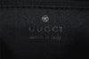 Authentic GUCCI Vintage Shoulder Hand Bag Purse Nylon Enamel Black Junk 6401I