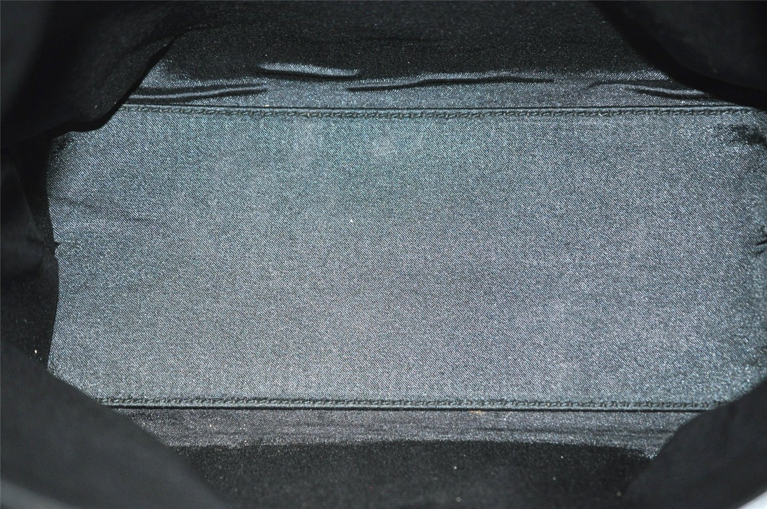 Authentic GUCCI Vintage Shoulder Hand Bag Purse Nylon Enamel Black Junk 6401I