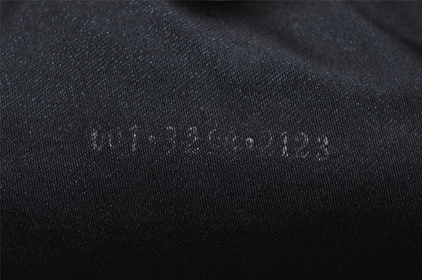 Authentic GUCCI Vintage Shoulder Hand Bag Purse Nylon Enamel Black Junk 6401I