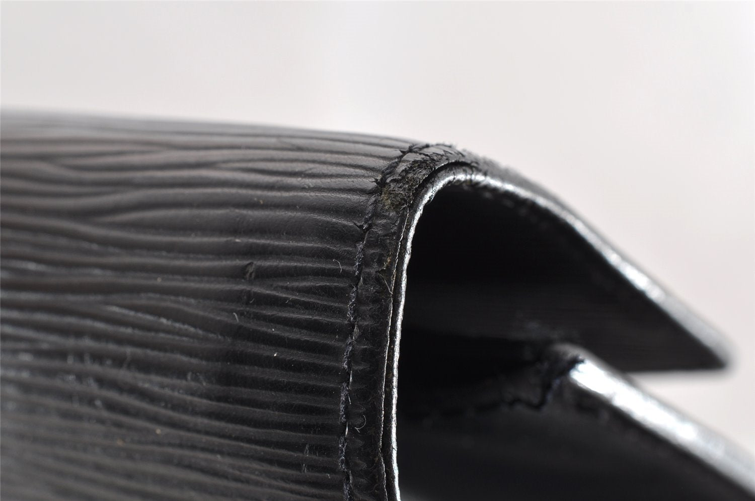 Auth Louis Vuitton Epi Serviette Ambassadeur Briefcase M54412 Black Junk 6403I