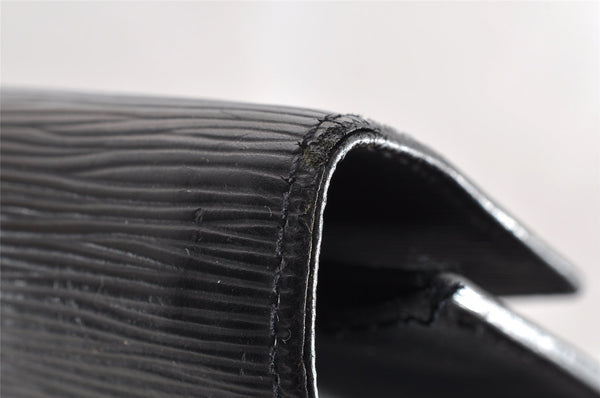 Auth Louis Vuitton Epi Serviette Ambassadeur Briefcase M54412 Black Junk 6403I