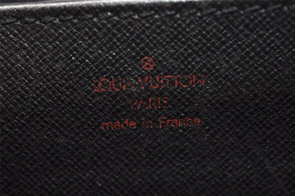 Auth Louis Vuitton Epi Serviette Ambassadeur Briefcase M54412 Black Junk 6403I