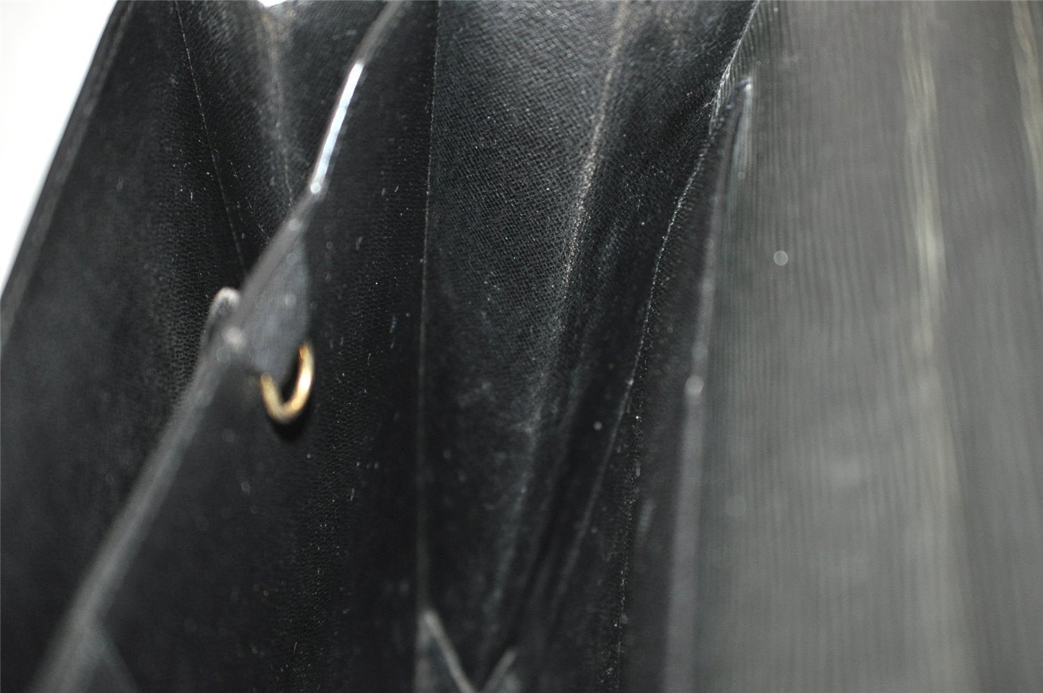 Auth Louis Vuitton Epi Serviette Ambassadeur Briefcase M54412 Black Junk 6403I