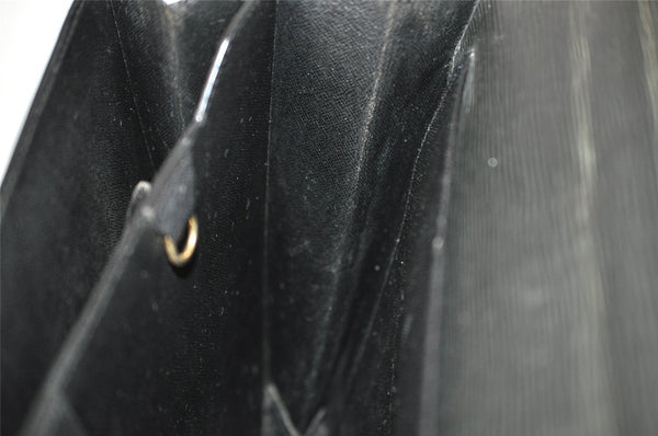 Auth Louis Vuitton Epi Serviette Ambassadeur Briefcase M54412 Black Junk 6403I