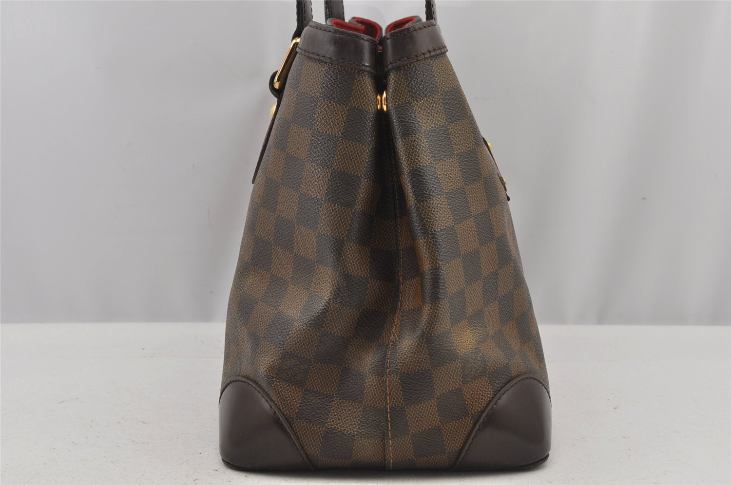 Authentic Louis Vuitton Damier Hampstead PM Shoulder Tote Bag N51205 LV 6403J