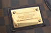 Authentic Louis Vuitton Damier Hampstead PM Shoulder Tote Bag N51205 LV 6403J