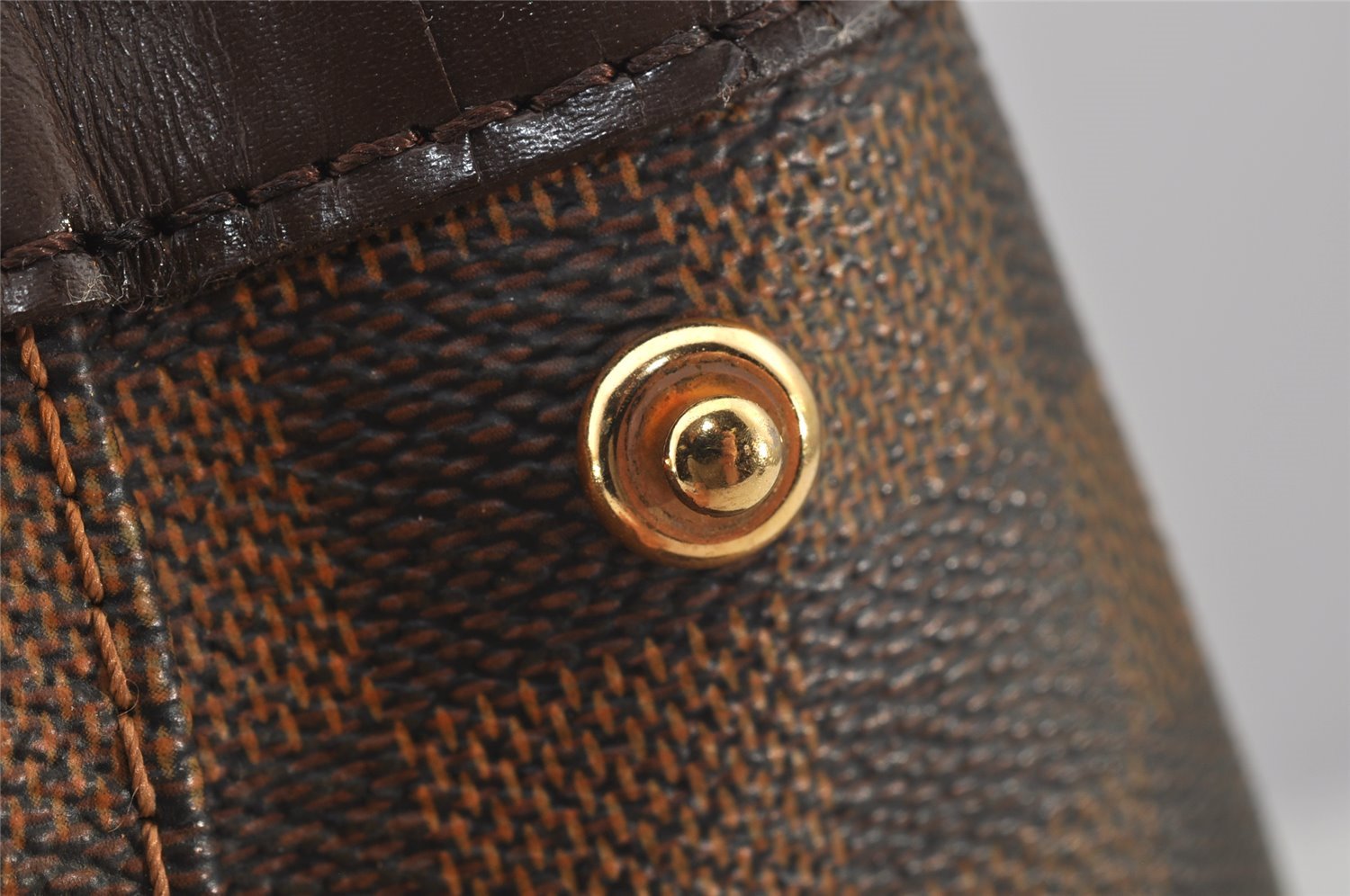 Authentic Louis Vuitton Damier Hampstead PM Shoulder Tote Bag N51205 LV 6403J