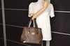 Authentic Louis Vuitton Damier Hampstead PM Shoulder Tote Bag N51205 LV 6403J