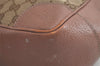 Authentic GUCCI Bree 2Way Shoulder Hand Bag GG Canvas Leather 353121 Brown 6404K