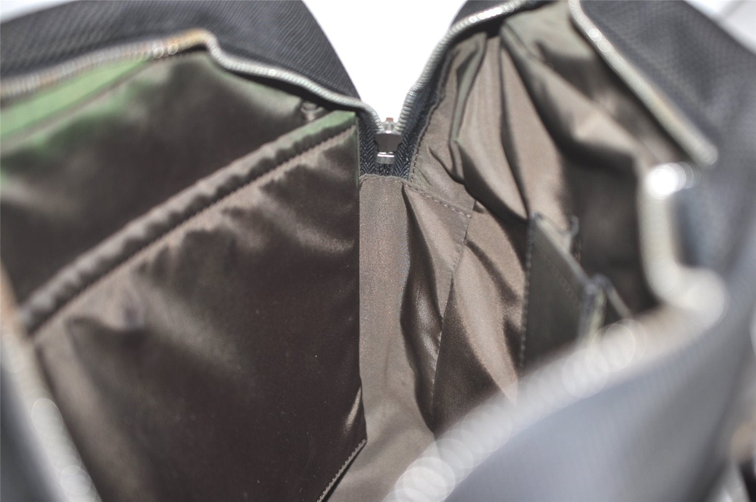 Authentic Louis Vuitton Damier Geant Yack 2Way Briefcase Black M93082 Junk 6406I