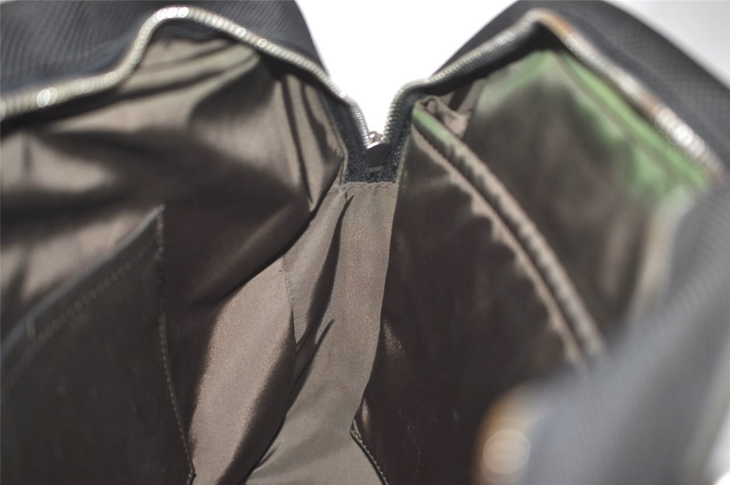 Authentic Louis Vuitton Damier Geant Yack 2Way Briefcase Black M93082 Junk 6406I