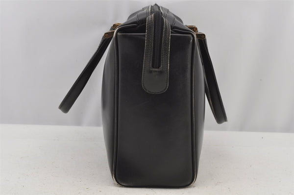 Authentic GUCCI Vintage Shoulder Hand Bag Purse Leather Black Junk 6406J