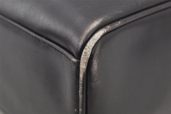 Authentic GUCCI Vintage Shoulder Hand Bag Purse Leather Black Junk 6406J