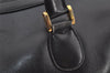 Authentic GUCCI Vintage Shoulder Hand Bag Purse Leather Black Junk 6406J