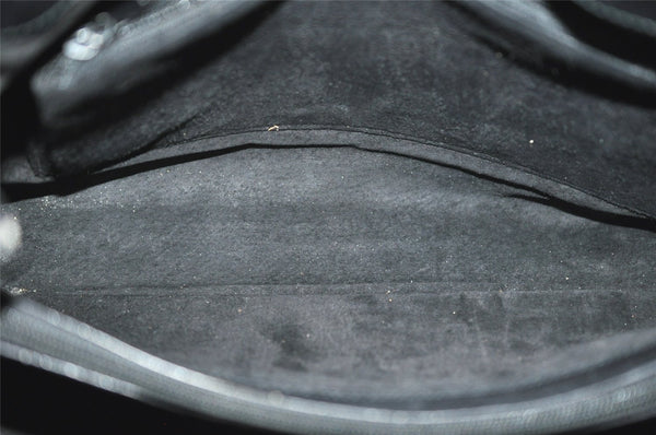 Authentic GUCCI Vintage Shoulder Hand Bag Purse Leather Black Junk 6406J