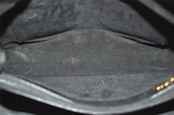 Authentic GUCCI Vintage Shoulder Hand Bag Purse Leather Black Junk 6406J