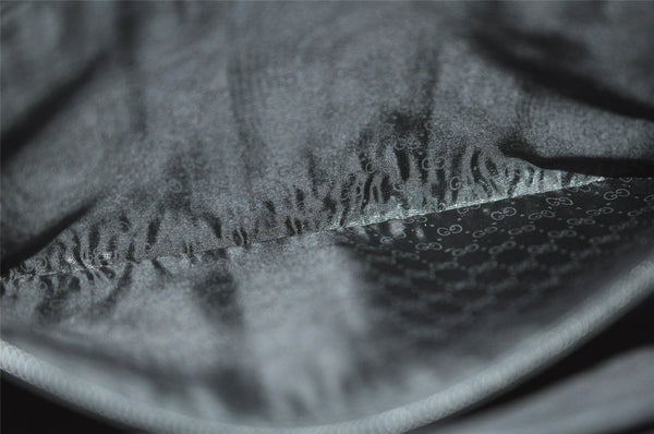 Authentic GUCCI Vintage Shoulder Hand Bag Purse Leather Black Junk 6406J