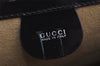 Authentic GUCCI Bamboo 2Way Shoulder Briefcase Business Bag Enamel Black 6407J
