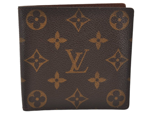 Authentic Louis Vuitton Monogram Porte Billet Carte Credit Monnaie Wallet 6407K