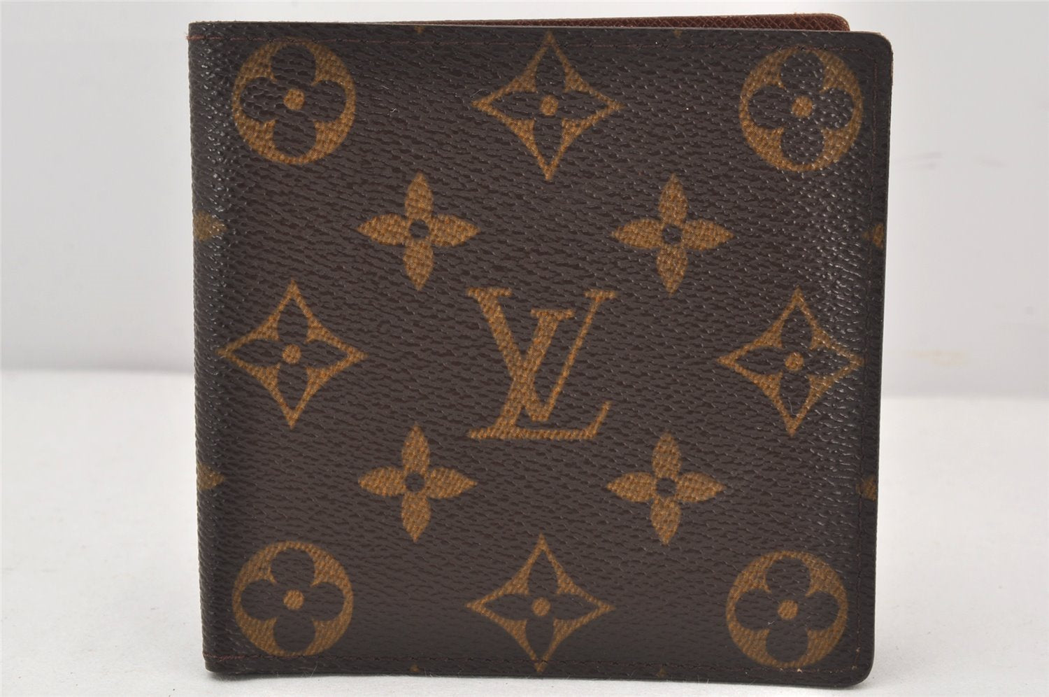 Authentic Louis Vuitton Monogram Porte Billet Carte Credit Monnaie Wallet 6407K