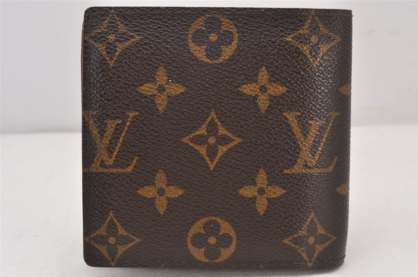 Authentic Louis Vuitton Monogram Porte Billet Carte Credit Monnaie Wallet 6407K