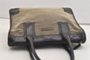 Authentic GUCCI Vintage Shoulder Tote Bag Canvas Enamel 0000855 Beige 6408J