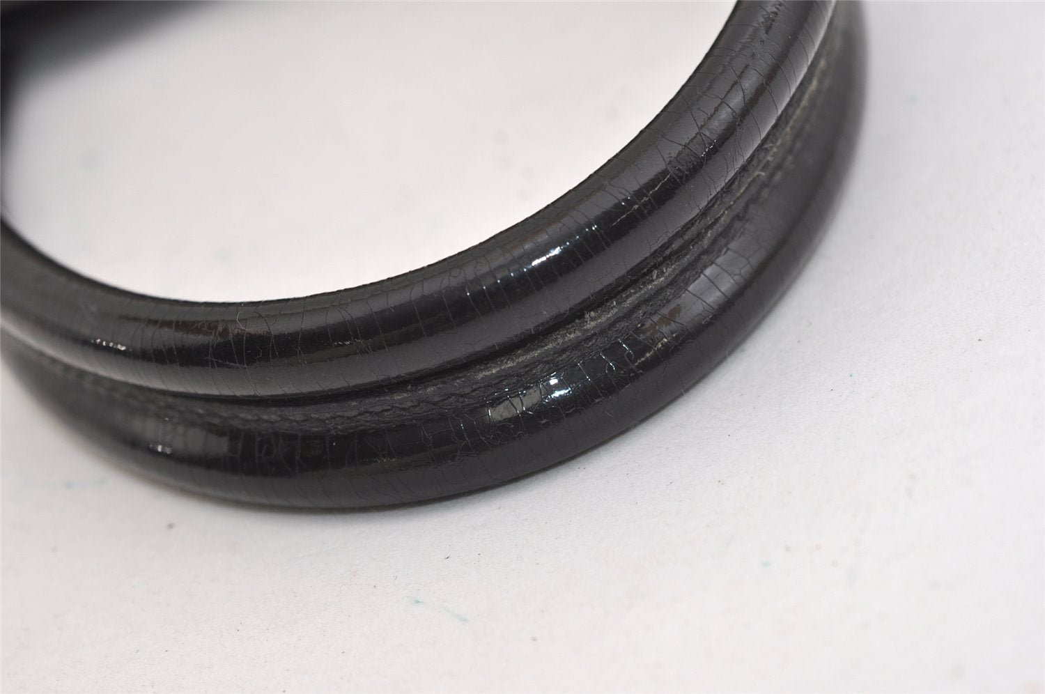 Authentic GUCCI Vintage Shoulder Tote Bag Canvas Enamel 0000855 Beige 6408J