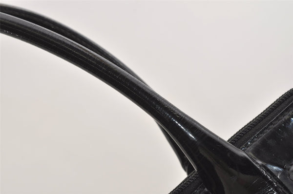 Authentic GUCCI Vintage Shoulder Tote Bag Canvas Enamel 0000855 Beige 6408J