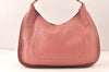 Authentic FENDI Vintage Selleria Shoulder Hand Bag Leather Pink 6408K