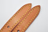 Authentic Louis Vuitton Leather Shoulder Strap For Bucket PM 27.6" Beige 6409I