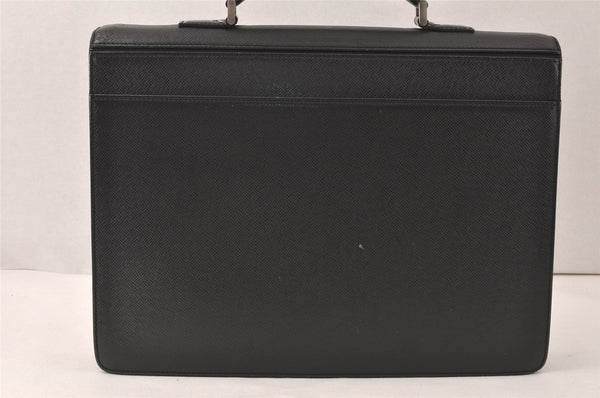 Auth Louis Vuitton Taiga Laguito Business Bag Briefcase Black M31092 LV 6409K