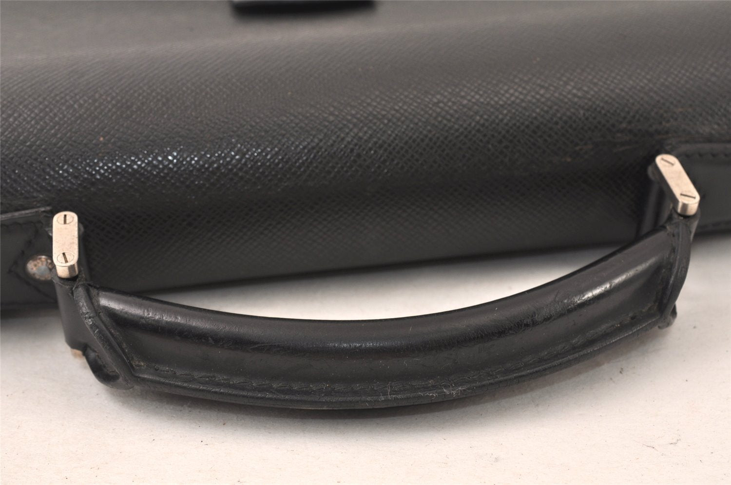 Auth Louis Vuitton Taiga Laguito Business Bag Briefcase Black M31092 LV 6409K