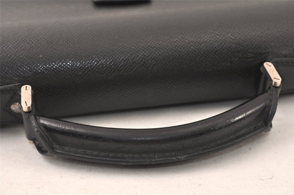 Auth Louis Vuitton Taiga Laguito Business Bag Briefcase Black M31092 LV 6409K