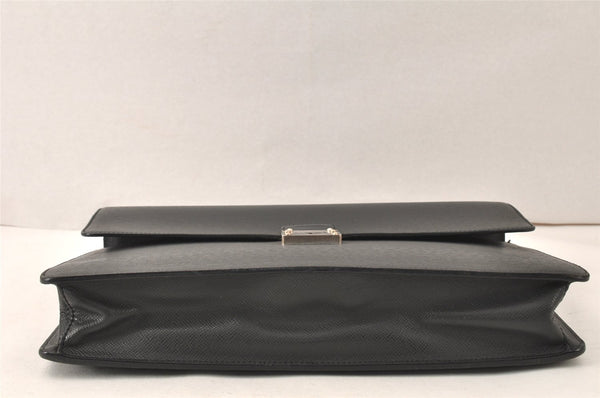 Auth Louis Vuitton Taiga Laguito Business Bag Briefcase Black M31092 LV 6409K