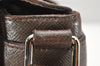 Authentic Louis Vuitton Taiga Roman MM Shoulder Cross Bag Brown M32678 LV 6411K