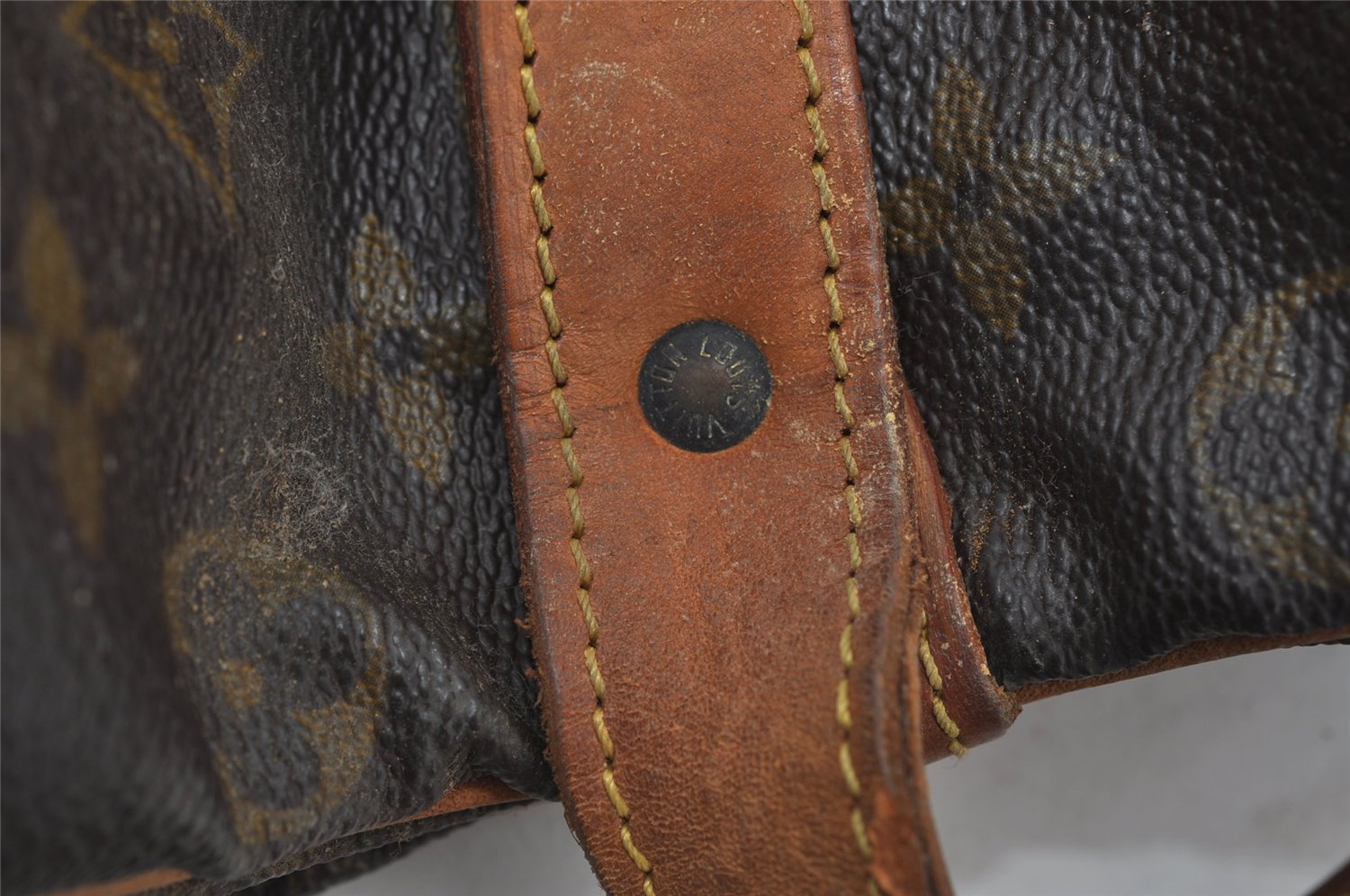 Authentic Louis Vuitton Monogram Saumur 35 Shoulder Cross Bag M42254 LV 6412I