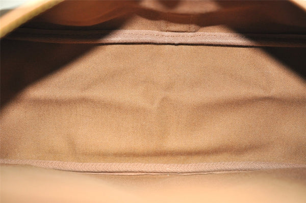 Authentic Louis Vuitton Monogram Saumur 35 Shoulder Cross Bag M42254 LV 6412I