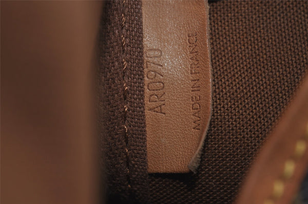 Authentic Louis Vuitton Monogram Saumur 35 Shoulder Cross Bag M42254 LV 6412I