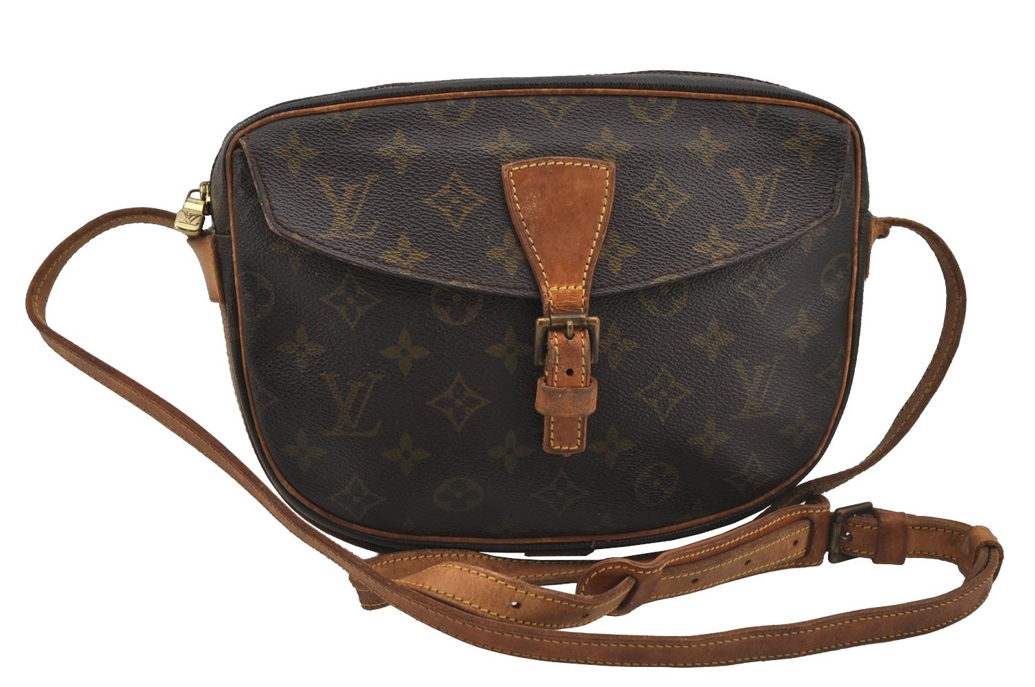 Authentic Louis Vuitton Monogram Jeune Fille MM M51226 Shoulder Cross Bag 6412J