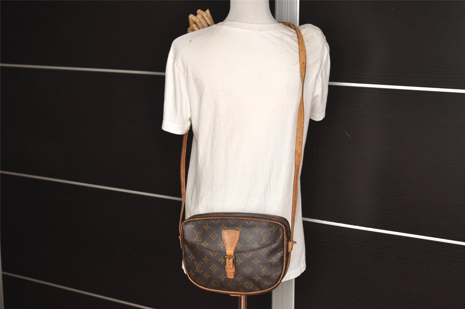 Authentic Louis Vuitton Monogram Jeune Fille MM M51226 Shoulder Cross Bag 6412J