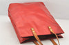 Authentic Louis Vuitton Vernis Reade MM Hand Bag Red M91086 LV 6412K