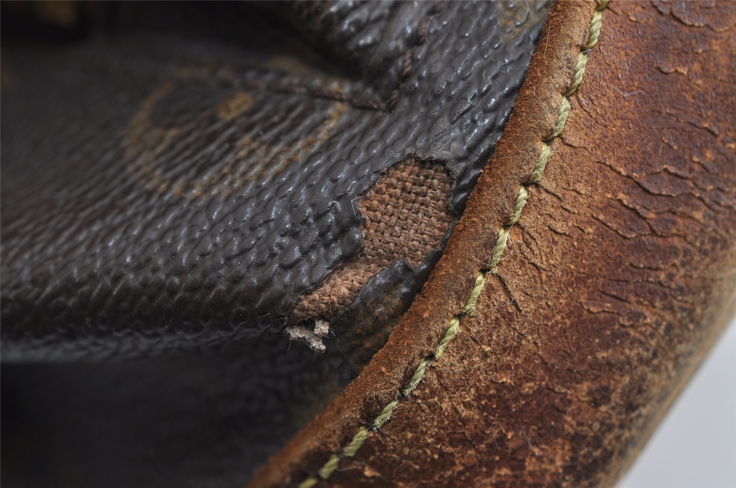 Authentic Louis Vuitton Monogram Montsouris MM Backpack M51136 LV 6413I