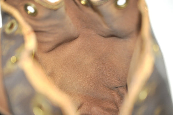 Authentic Louis Vuitton Monogram Montsouris MM Backpack M51136 LV 6413I