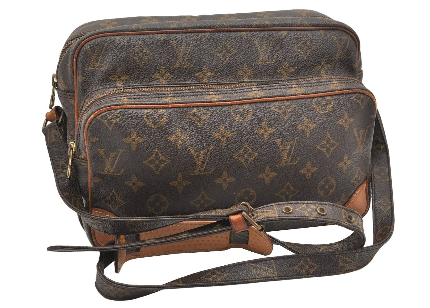 Authentic Louis Vuitton Monogram Nile Shoulder Cross Body Bag M45244 LV 6413K