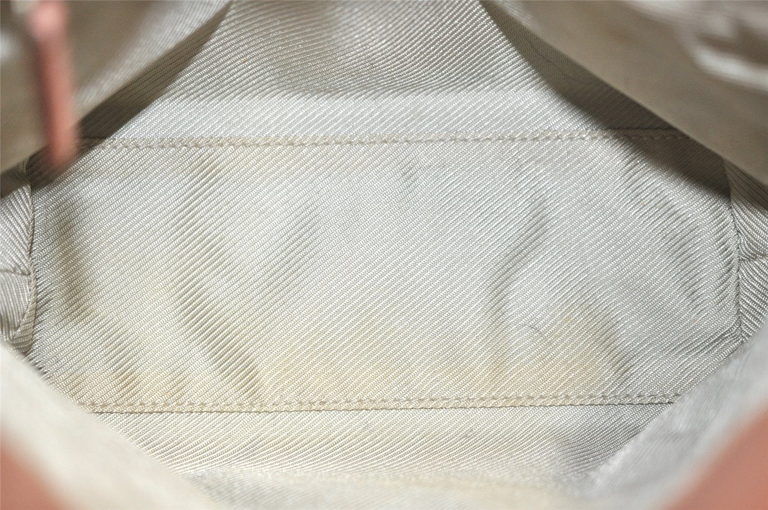 Authentic GUCCI Vintage Hand Tote Bag Purse Canvas Leather 76480 Pink 6416J