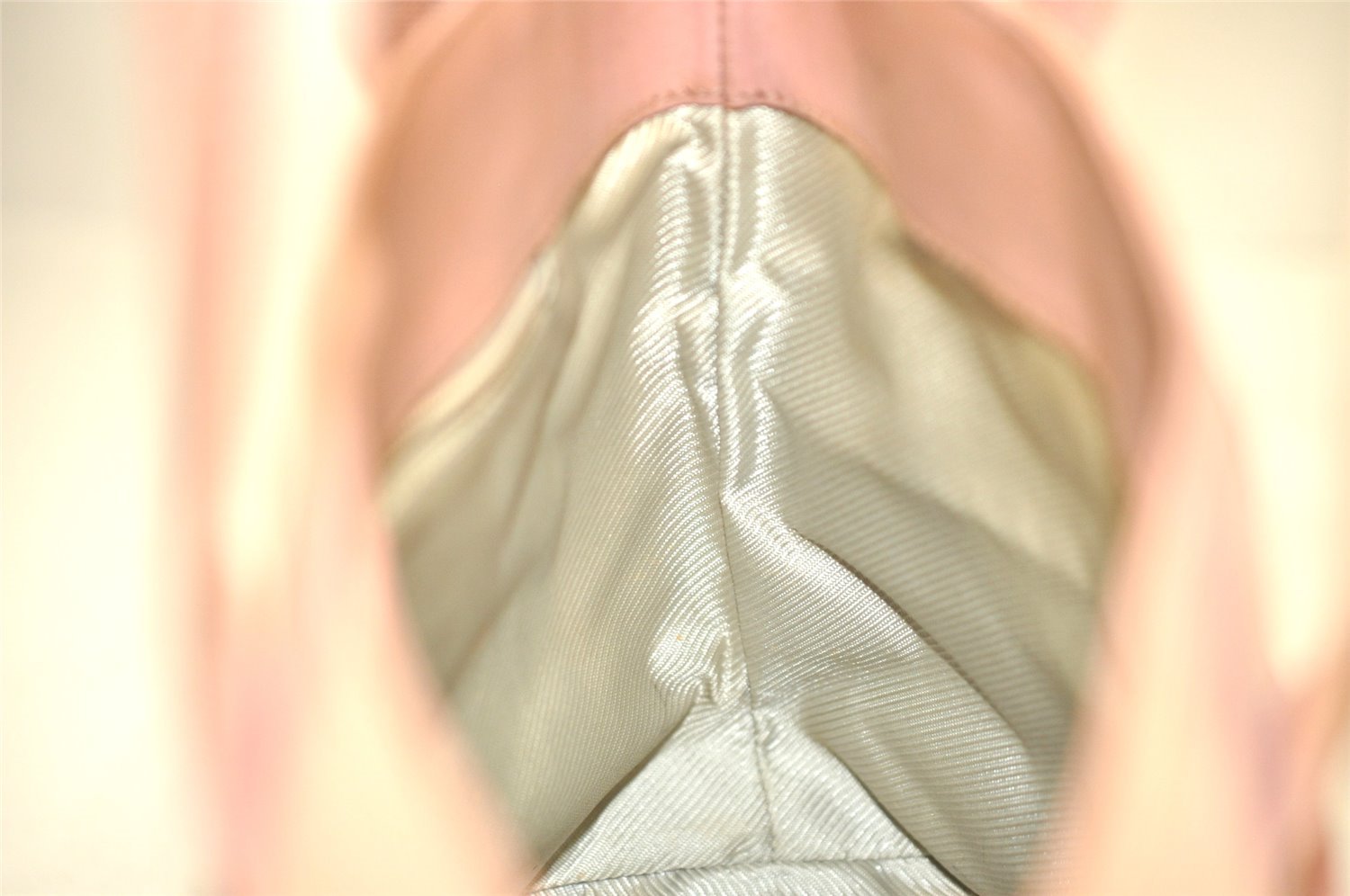 Authentic GUCCI Vintage Hand Tote Bag Purse Canvas Leather 76480 Pink 6416J