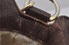 Authentic GUCCI Vintage Bamboo Shoulder Tote Bag Leather Brown 6419J