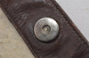 Authentic GUCCI Vintage Bamboo Shoulder Tote Bag Leather Brown 6419J