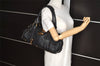 Authentic Chloe Paddington Vintage Leather Shoulder Hand Bag Purse Black 6420I