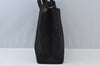 Authentic GUCCI Vintage Shoulder Hand Bag GG Nylon Leather 0021043 Black 6420J